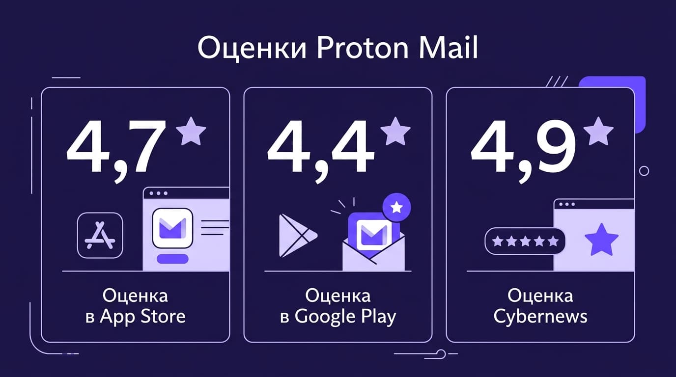 Proton Mail: отзывы, оценки в сторах и честный разбор шифрования — фото 1