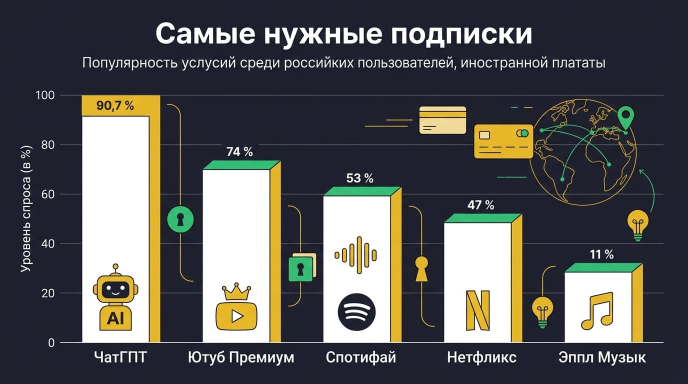 Как оплатить зарубежную подписку из России: разбор рабочих схем — фото 3