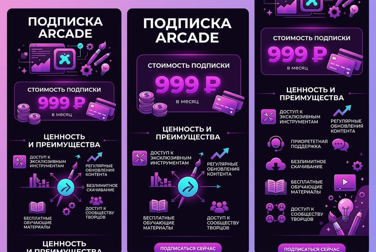 Как оформить подписку Output Arcade из России в 2026 году: без зарубежной карты — фото 2