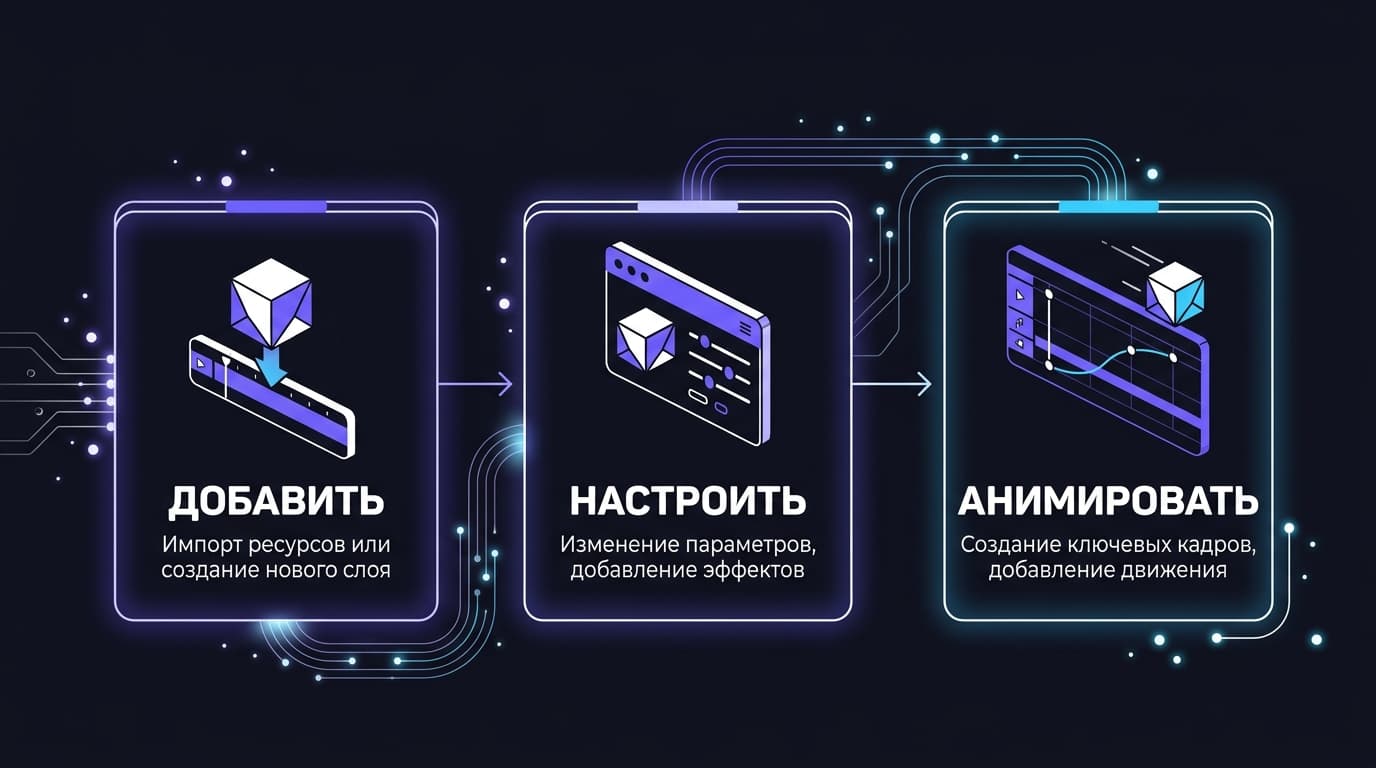 Как научиться монтировать в Alight Motion: маршрут от пустого проекта до первого готового ролика — фото 2