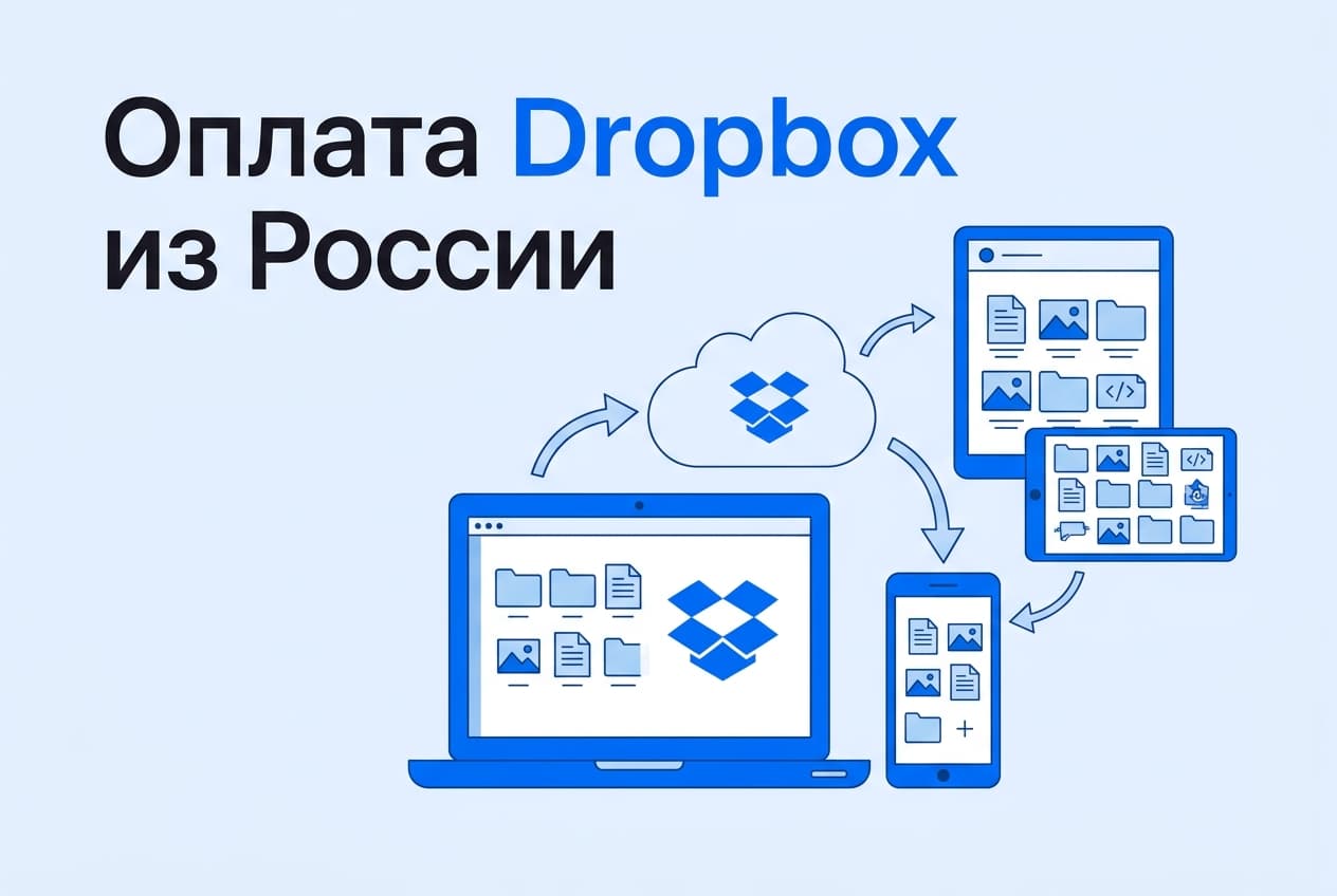 Как оформить подписку Dropbox из России в 2026 году: без зарубежной карты
