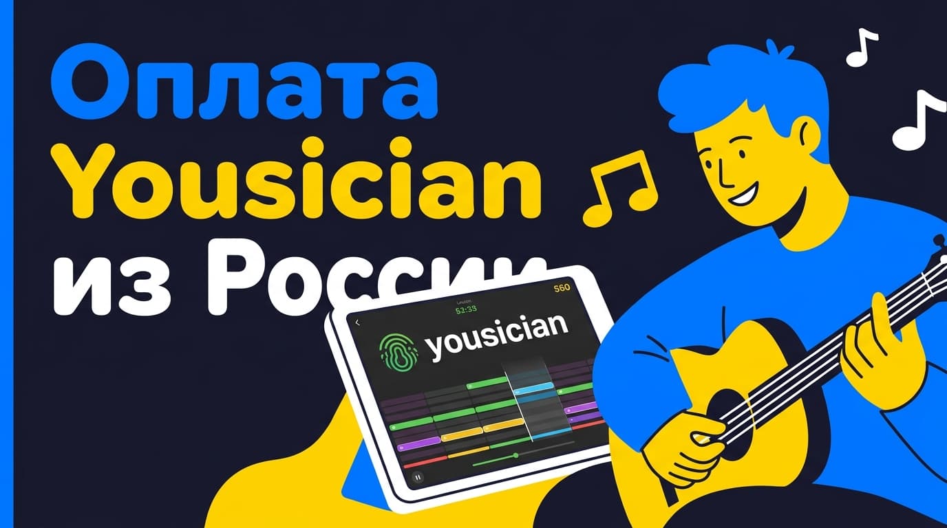 Подписка Yousician из России: тарифы, оплата и стоит ли она своих денег