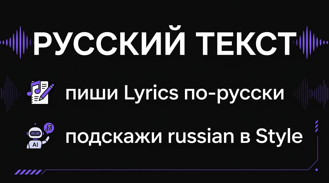 Русский вокал в Suno без акцента: как заставить нейросеть петь чисто — фото 1