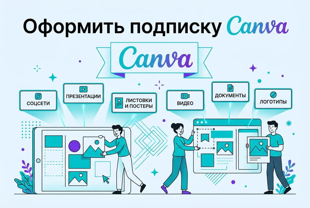 Как оформить подписку Canva из России в 2026 году: без зарубежной карты