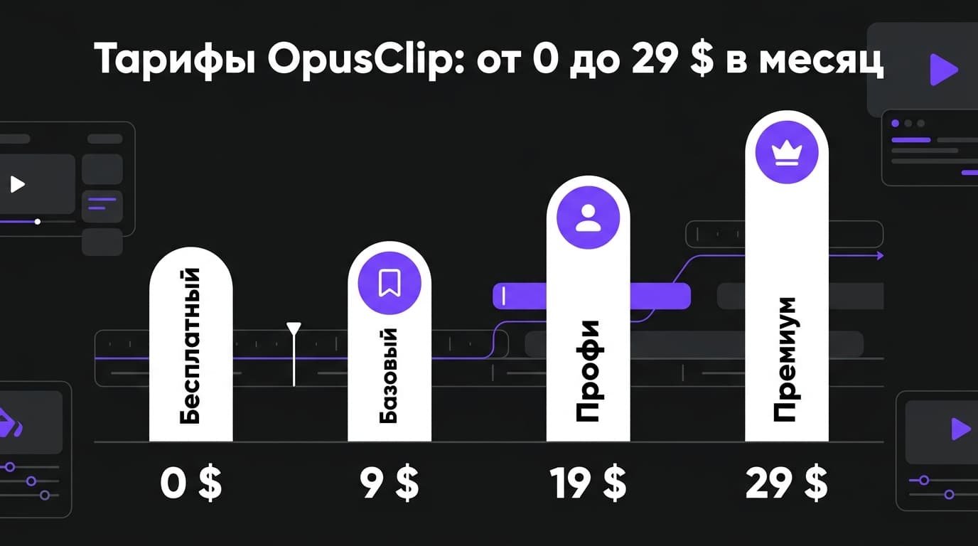 OpusClip аналог: чем заменить сервис, если кредиты, водяной знак или русские субтитры достали — фото 2