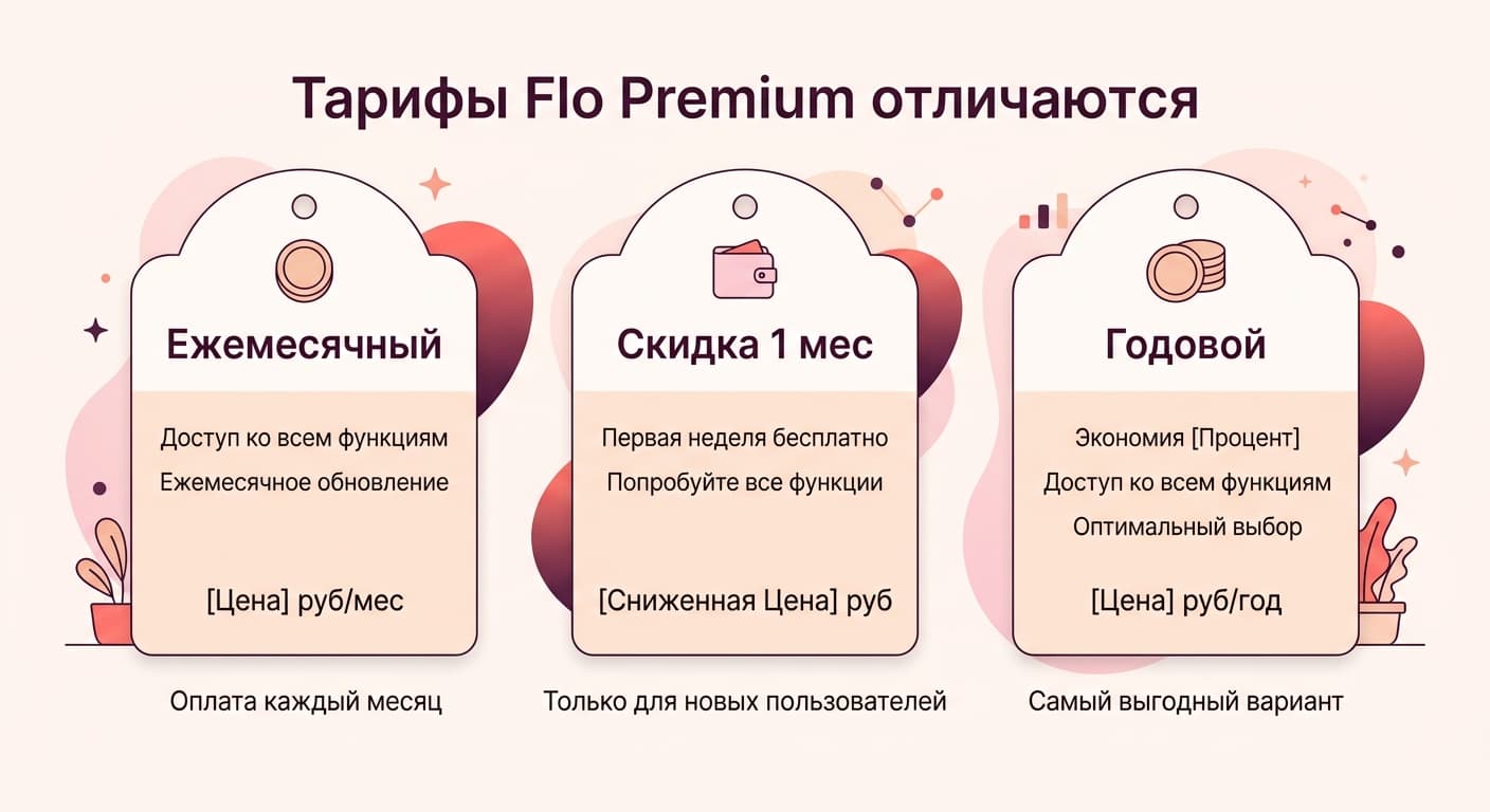 Как оплатить подписку Flo в России: цена Premium и рабочие способы в 2026 году — фото 1
