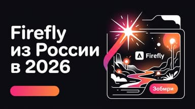 Как оформить подписку Adobe Firefly из России в 2026 году