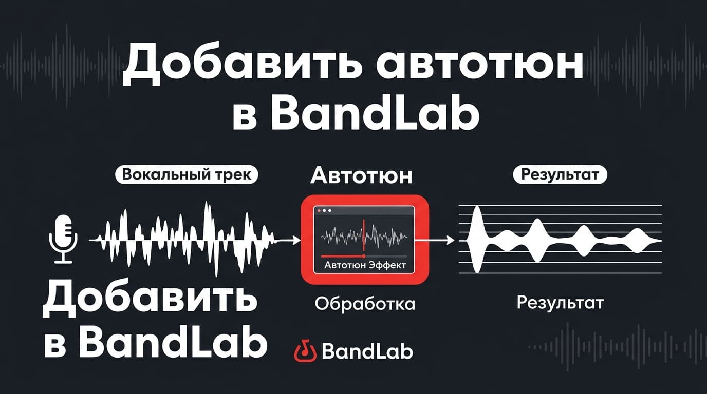 Автотюн на вокал в BandLab: как включить AutoPitch и настроить звучание