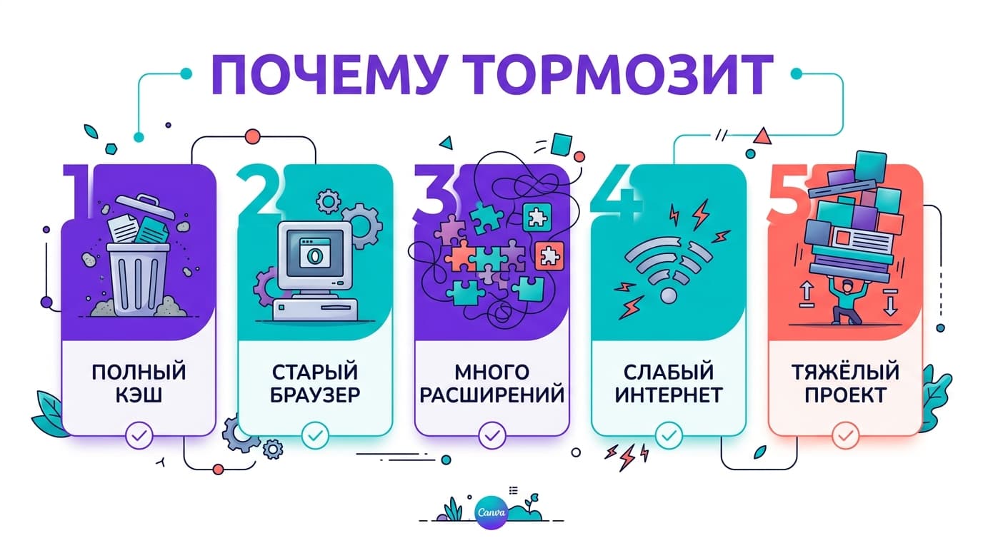Что делать, если Canva не открывается из России: разбираем причины и чиним по очереди — фото 2