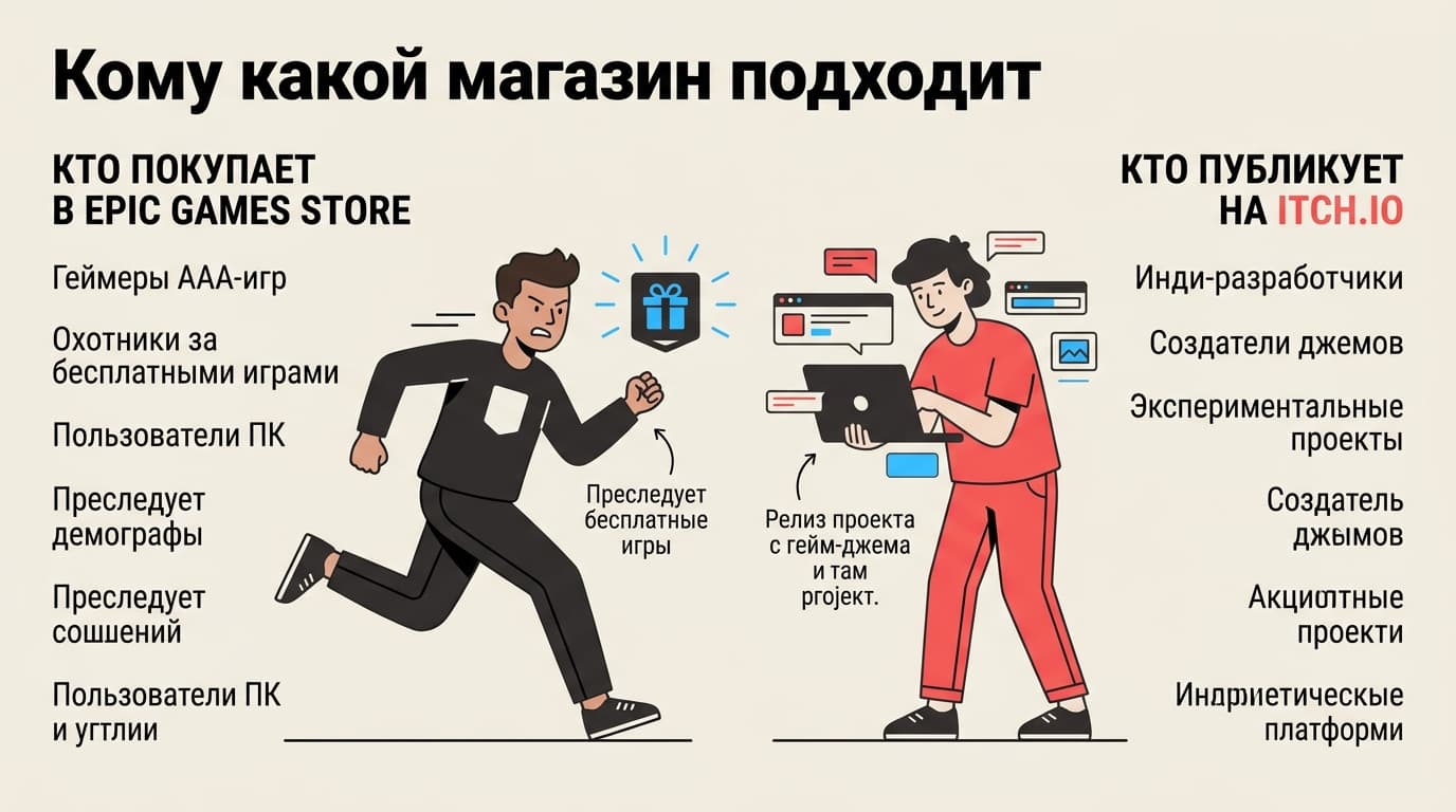 Epic Games Store или itch.io: кому какой магазин подходит и как в нём платят — фото 3