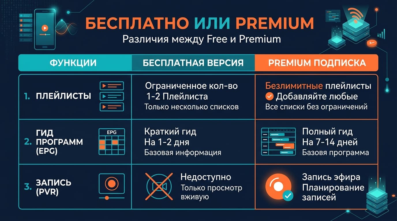 Как оплатить подписку TiviMate: сколько стоит Premium и что делать, если Google Play не проходит — фото 2