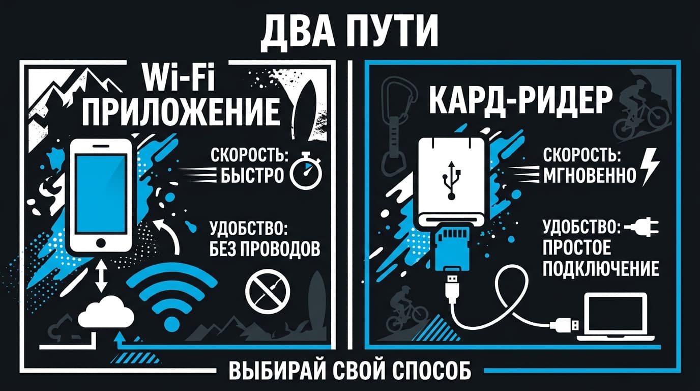 Как перекинуть видео с GoPro на телефон: два рабочих пути — фото 1