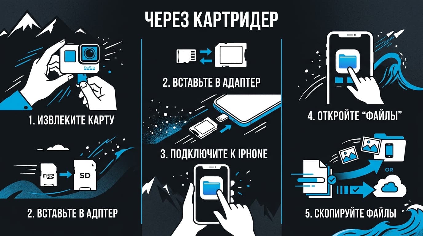 Как скинуть видео с GoPro на iPhone: три рабочих способа — фото 3