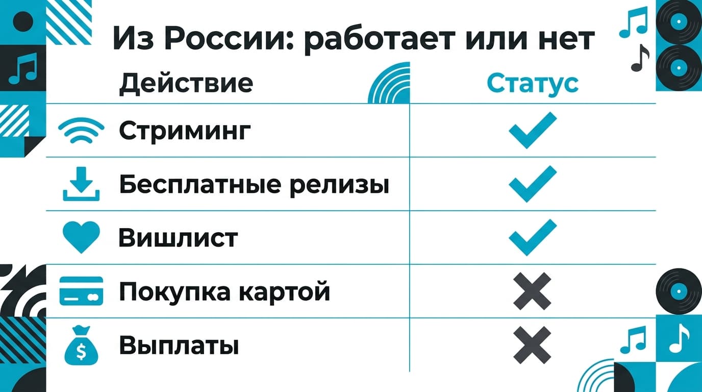 Можно ли пользоваться Bandcamp в России: что работает, а что упирается в оплату