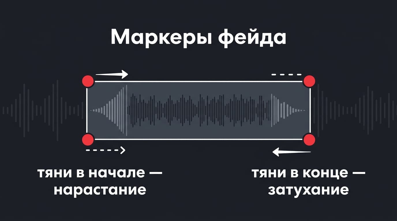 Fade in и fade out в BandLab: как сделать плавное затухание звука — фото 1