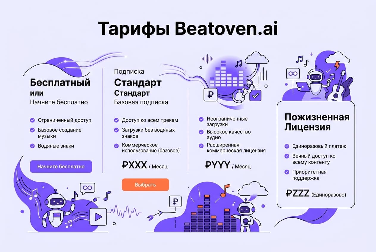 Как оформить подписку Beatoven.ai из России в 2026 году: без зарубежной карты — фото 2