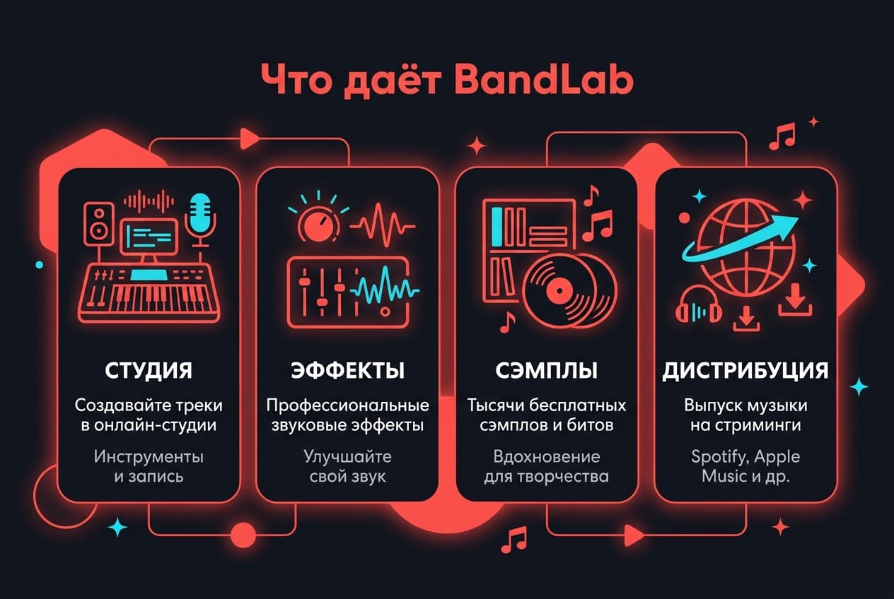 Как оплатить BandLab из России в 2026 году: музыкальная студия без зарубежной карты — фото 1