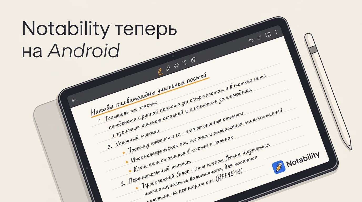 Notability аналог для Android: зачем его искать, если вышло само приложение