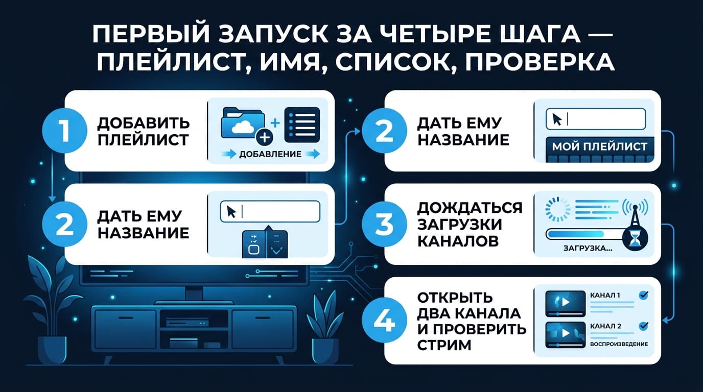 Как настроить TiviMate: плейлист от своего провайдера, телегид и порядок действий, при котором ничего не ломается — фото 3