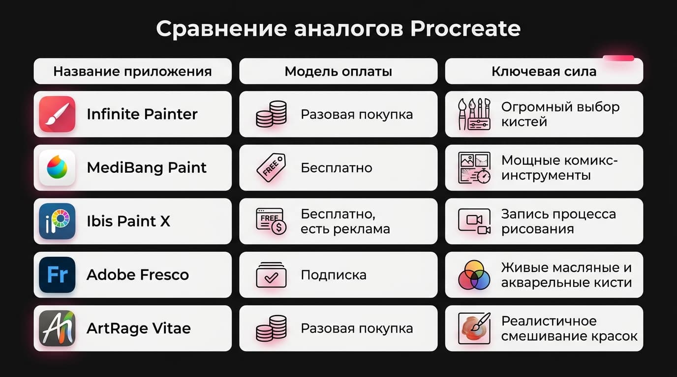 Аналог Procreate для Android: чем заменить приложение, если нет iPad — фото 5