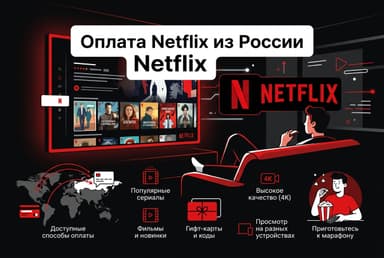 Как оформить подписку на Netflix из России в 2026 году: без зарубежной карты