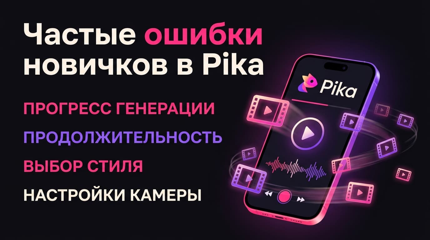 Частые ошибки новичков в Pika: что чаще всего идёт не так