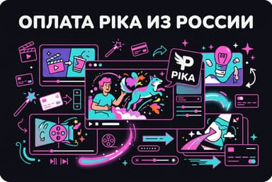 Как оплатить Pika из России в 2026 году: ИИ-видео с эффектами без зарубежной карты