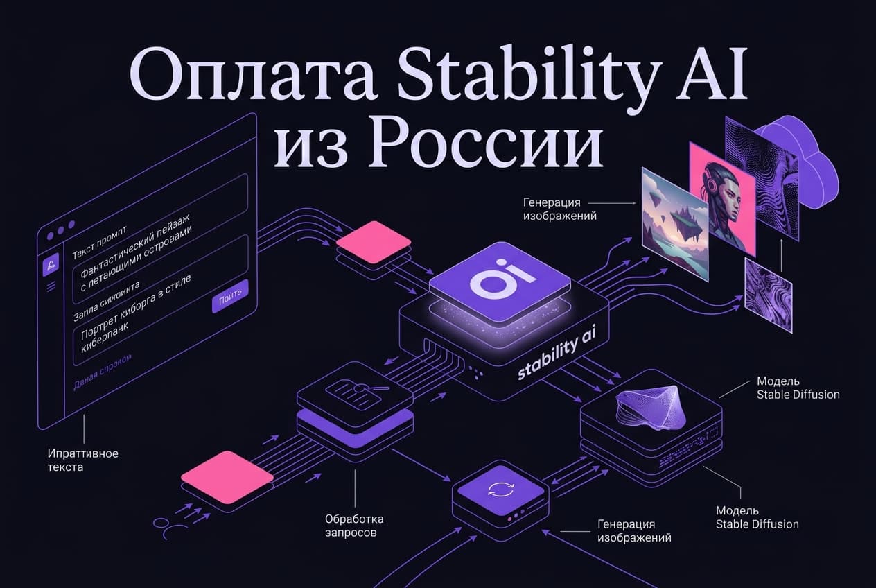 Как оплатить Stability AI (DreamStudio) из России в 2026 году: без зарубежной карты