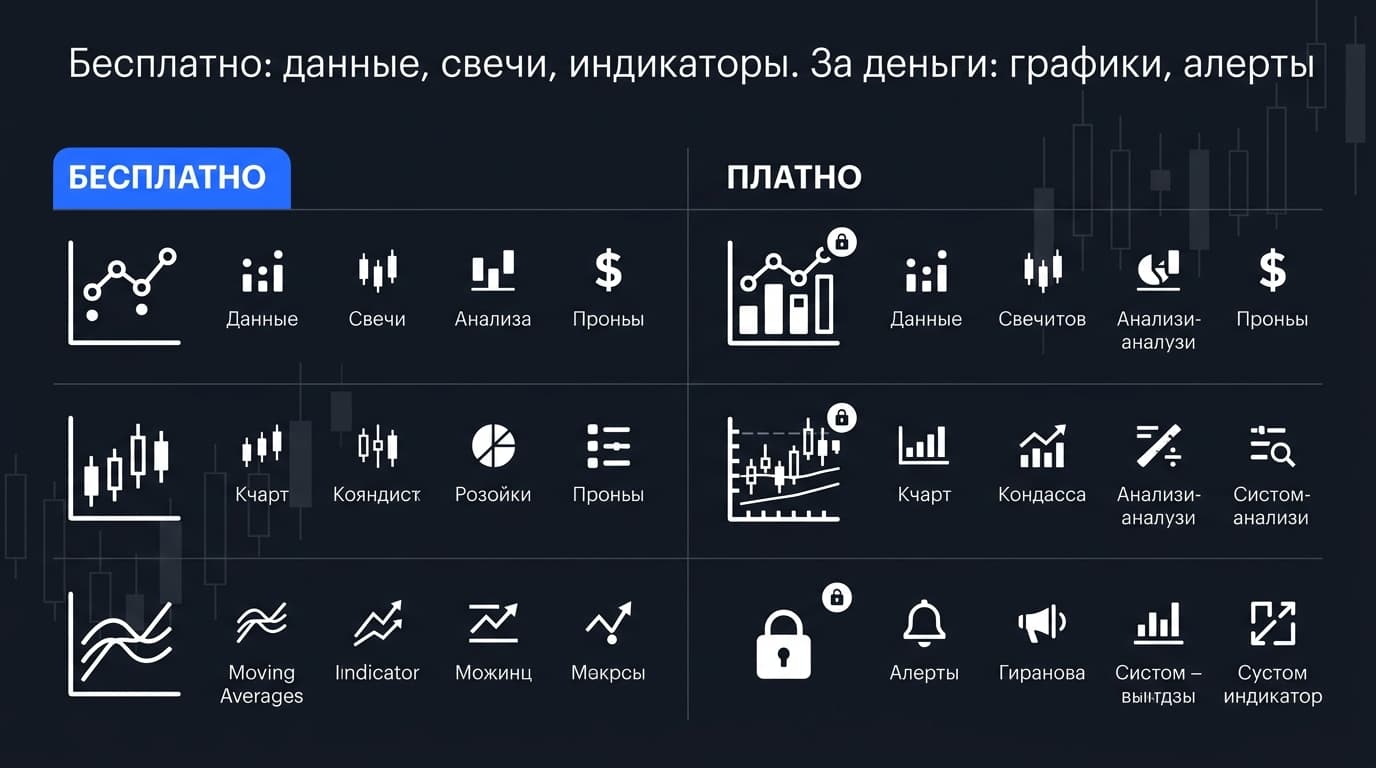TradingView для анализа крипторынка: за что вы платите, если крипто-данные бесплатны — фото 1