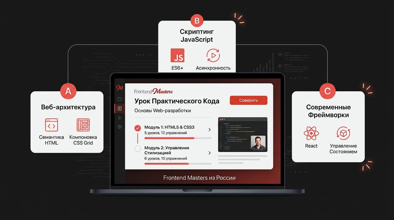 Как оформить подписку Frontend Masters из России в 2026 году: цена, способы оплаты и что открыто бесплатно