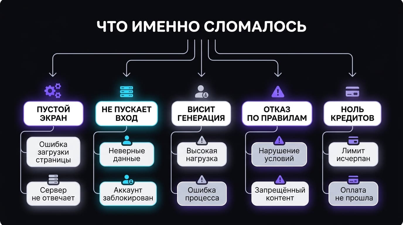 Dreamina не работает: 9 причин молчания нейросети CapCut и что лечится за минуту — фото 1