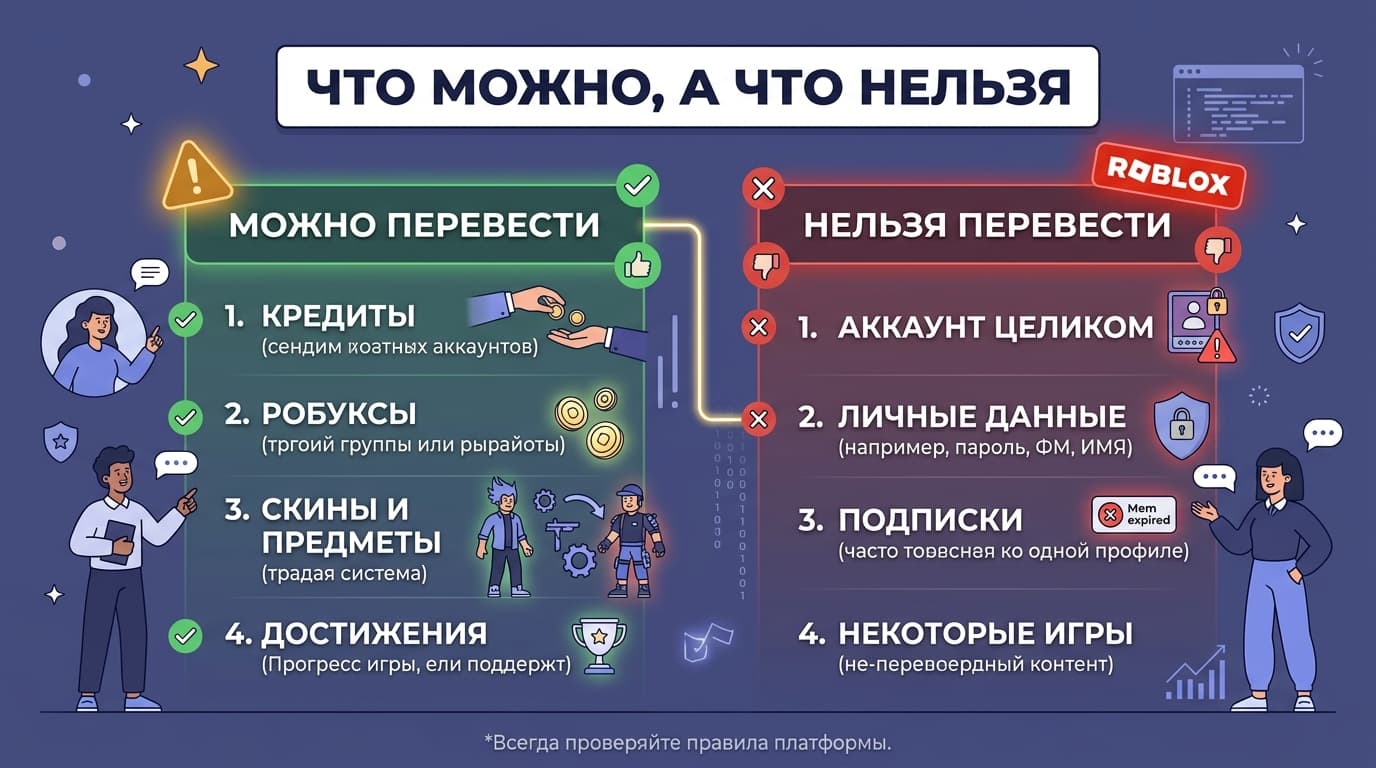 Как перекинуть вещи и одежду в Roblox между аккаунтами: вся правда — фото 2