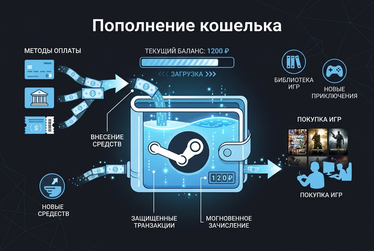 Как оплатить Steam из России в 2026 году: игры и кошелёк без зарубежной карты — фото 2