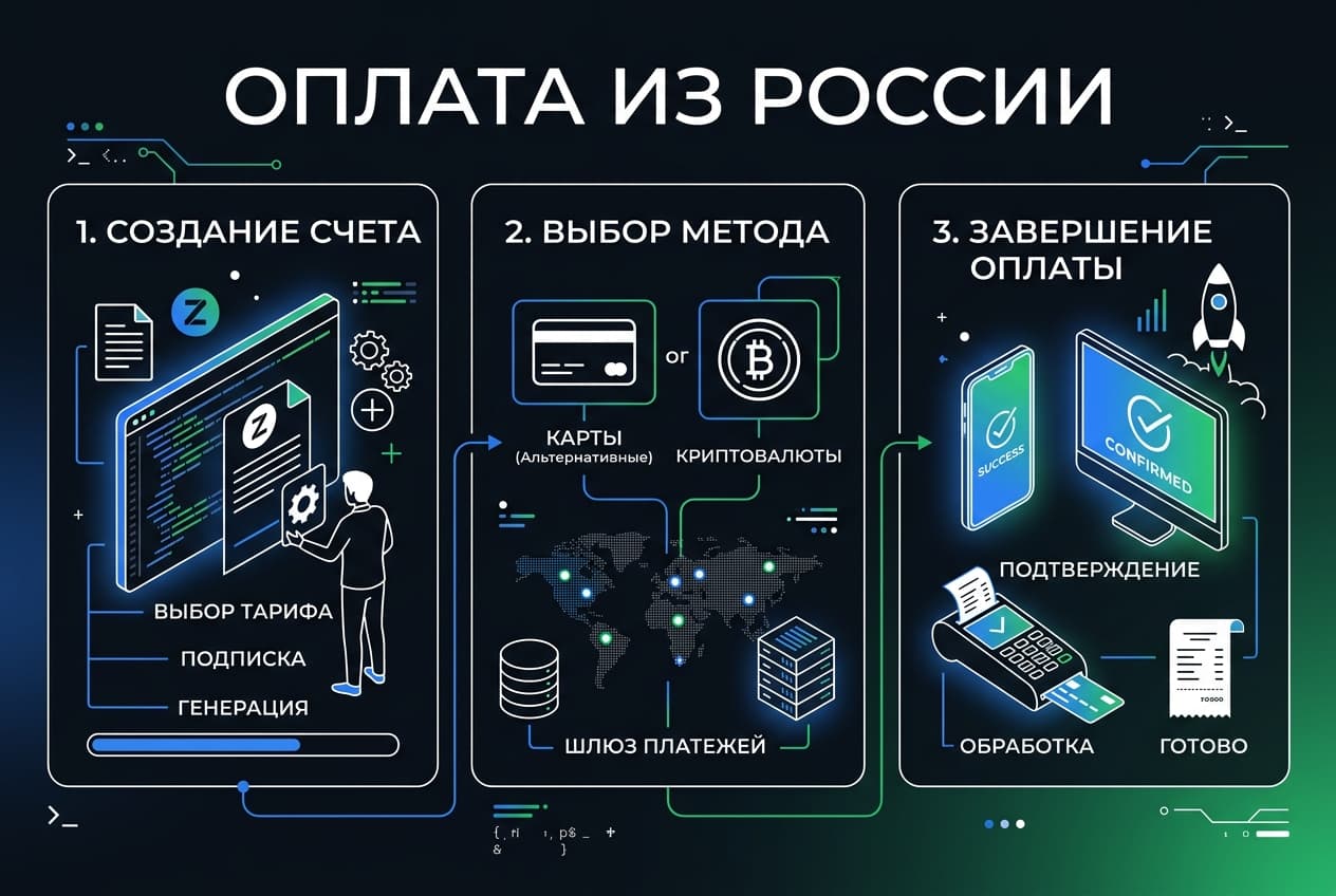 Возможно ли оплатить подписку Zay (Z.ai) российской картой в 2026 году — фото 4