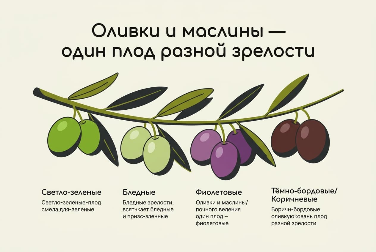 Чем отличаются оливки от маслин: разбираем главный миф