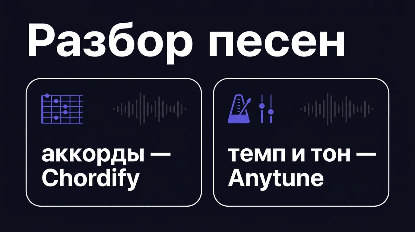 Аналоги Moises: чем разложить трек на дорожки и разобрать песню по нотам — фото 2