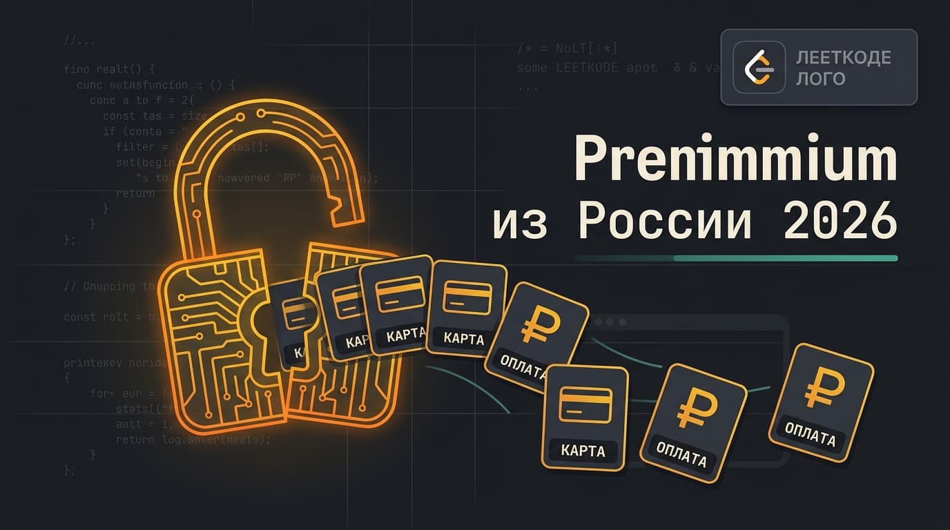Как оформить подписку LeetCode Premium из России в 2026 году: цена и рабочая схема оплаты