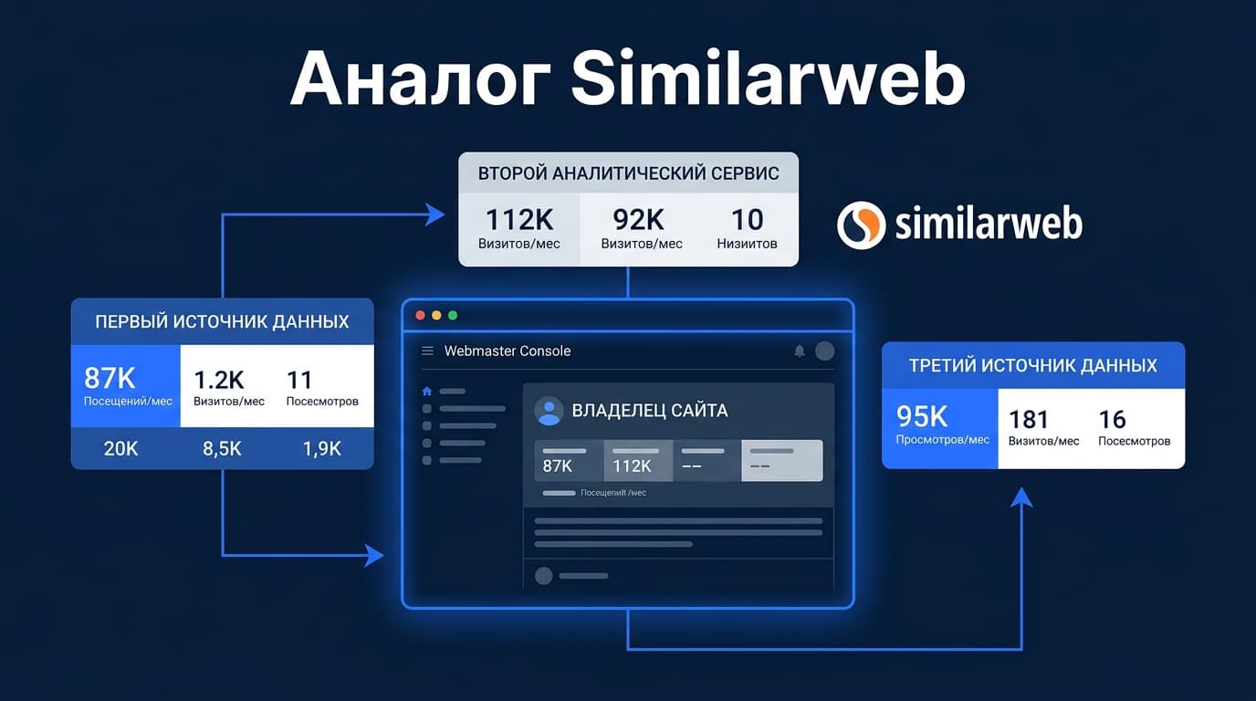 Аналог Similarweb: чем заменить симилар веб и сколько это стоит
