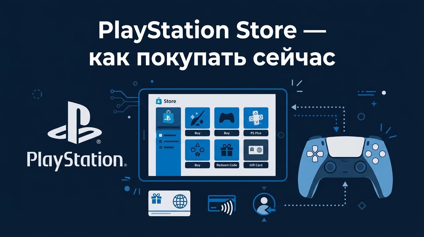 Игры и PS Plus для PlayStation в России в 2026 году: рабочая схема покупки через другой регион