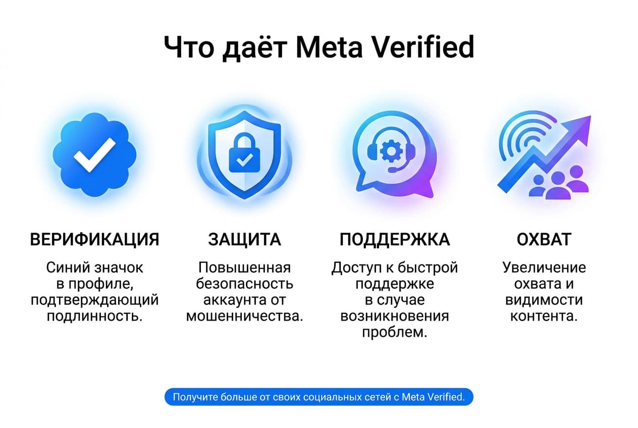 Как оплатить Meta Verified из России в 2026 году: галочку в Instagram и Facebook без зарубежной карты — фото 1
