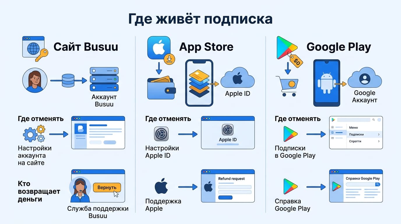 Busuu не работает в России: что именно сломалось — приложение, платёж или магазин — фото 4