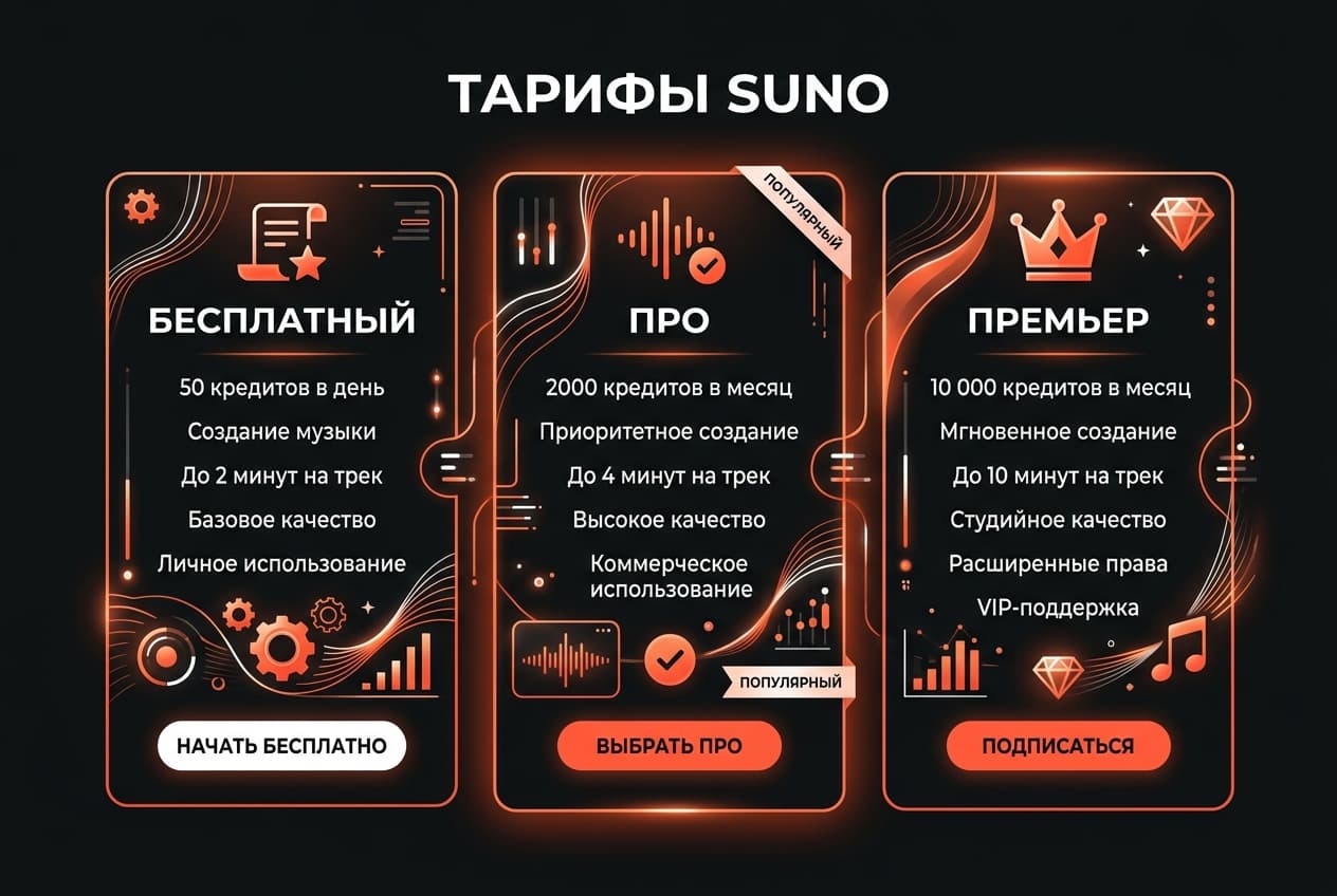 Как оплатить подписку Suno из России в 2026 году: без зарубежной карты — фото 2