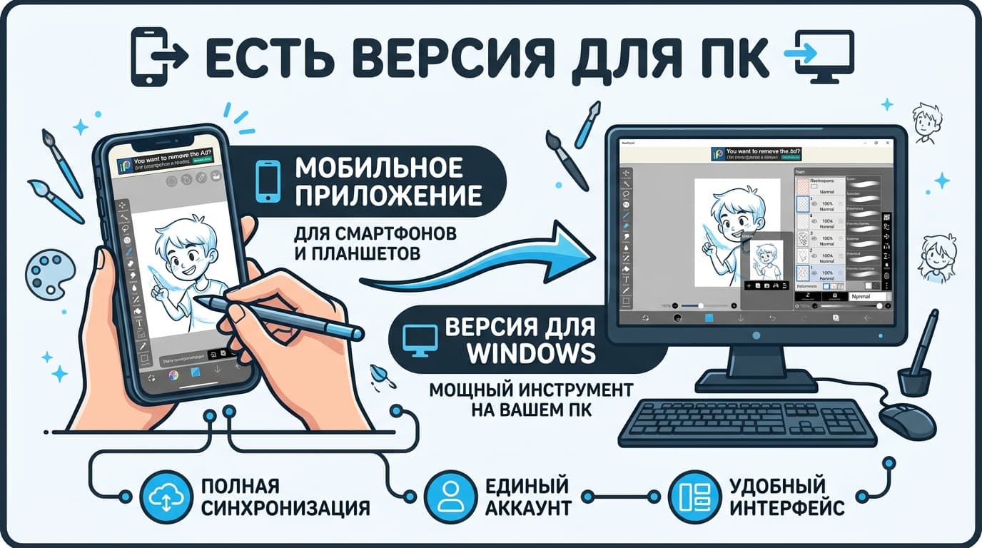 ibisPaint аналоги на ПК: чем рисовать на компьютере, если привык к ibis — фото 1