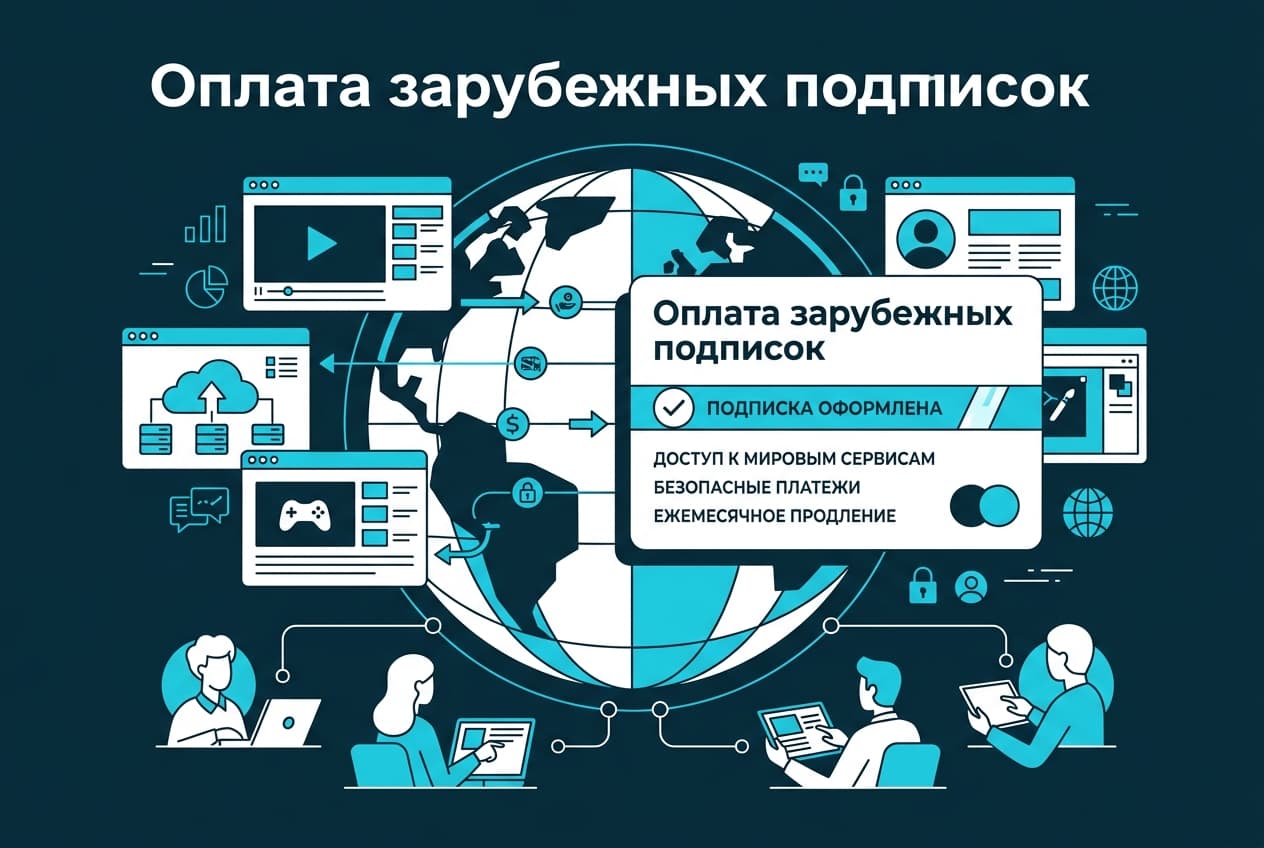 Как оплатить зарубежные подписки из России в 2026 году
