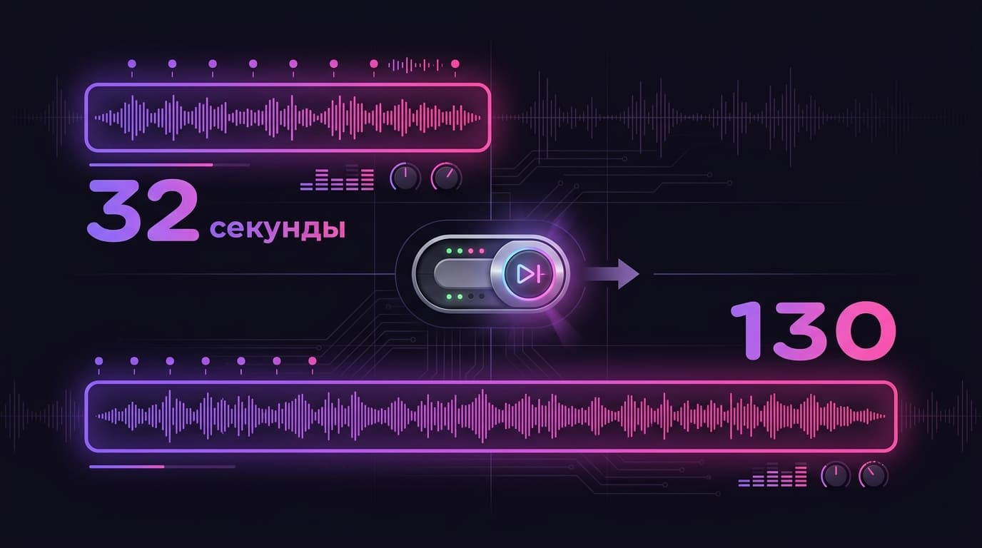 Udio как генерировать больше 30 секунд: обход лимита через Extend — фото 1