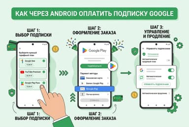 Как через Android оплатить подписку Google из России в 2026 году