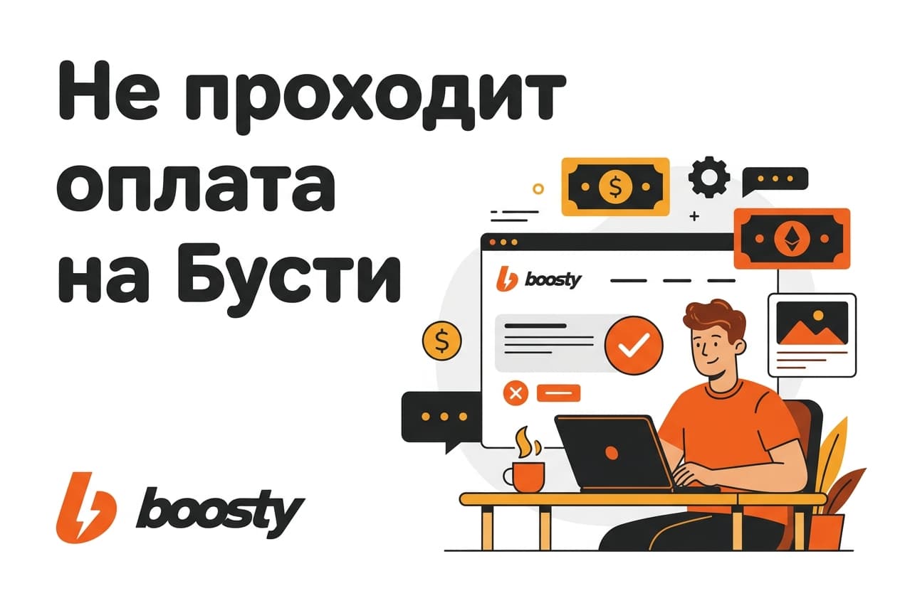 Почему не получается оплатить подписку на Бусти и как это исправить