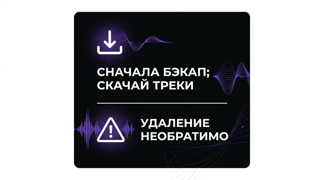 Удаление аккаунта Suno: пошаговая инструкция и что сделать до нажатия кнопки — фото 1