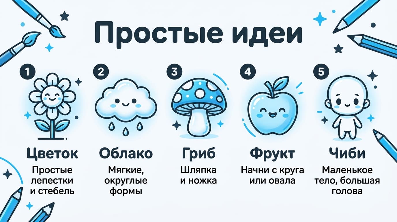 Что нарисовать в ibisPaint X: идеи и челленджи, когда холст пугает пустотой — фото 1