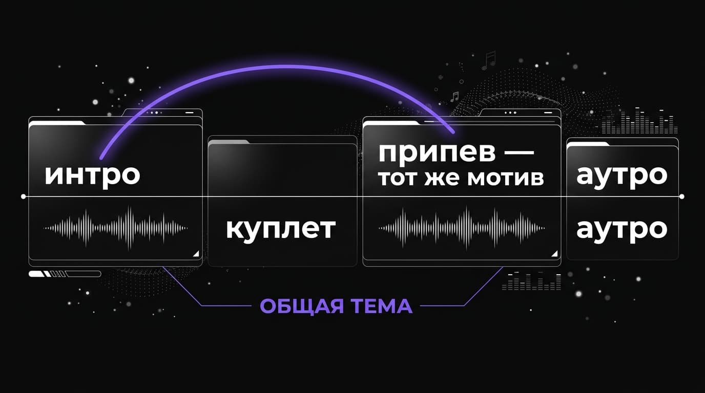 Вступление на мотиве припева в Suno: как связать интро и хук — фото 2